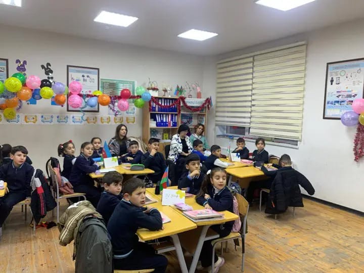 Qax rayon Tasmalı kənd məktəbində fənn birləşməsi üzrə açıq dərslər keçirilib