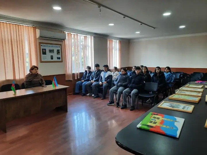 Qaxda şagirdlər üçün peşə liseyində infotur keçirilib