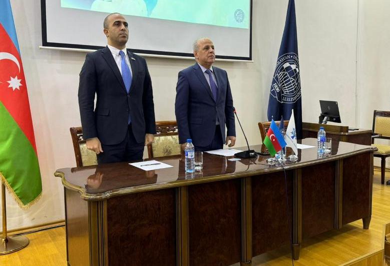 UNEC-də “Heydər Əliyev və Dünya azərbaycanlılarının həmrəyliyi” mövzusunda tədbir keçirilib