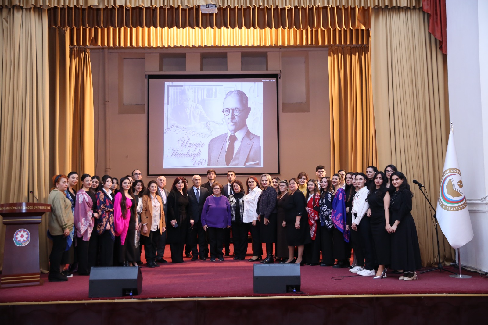 ADPU-da Ü.Hacıbəylinin 140 illiyinə həsr olunmuş müsabiqənin Qala konserti və mükafatlandırma mərasimi keçirilib