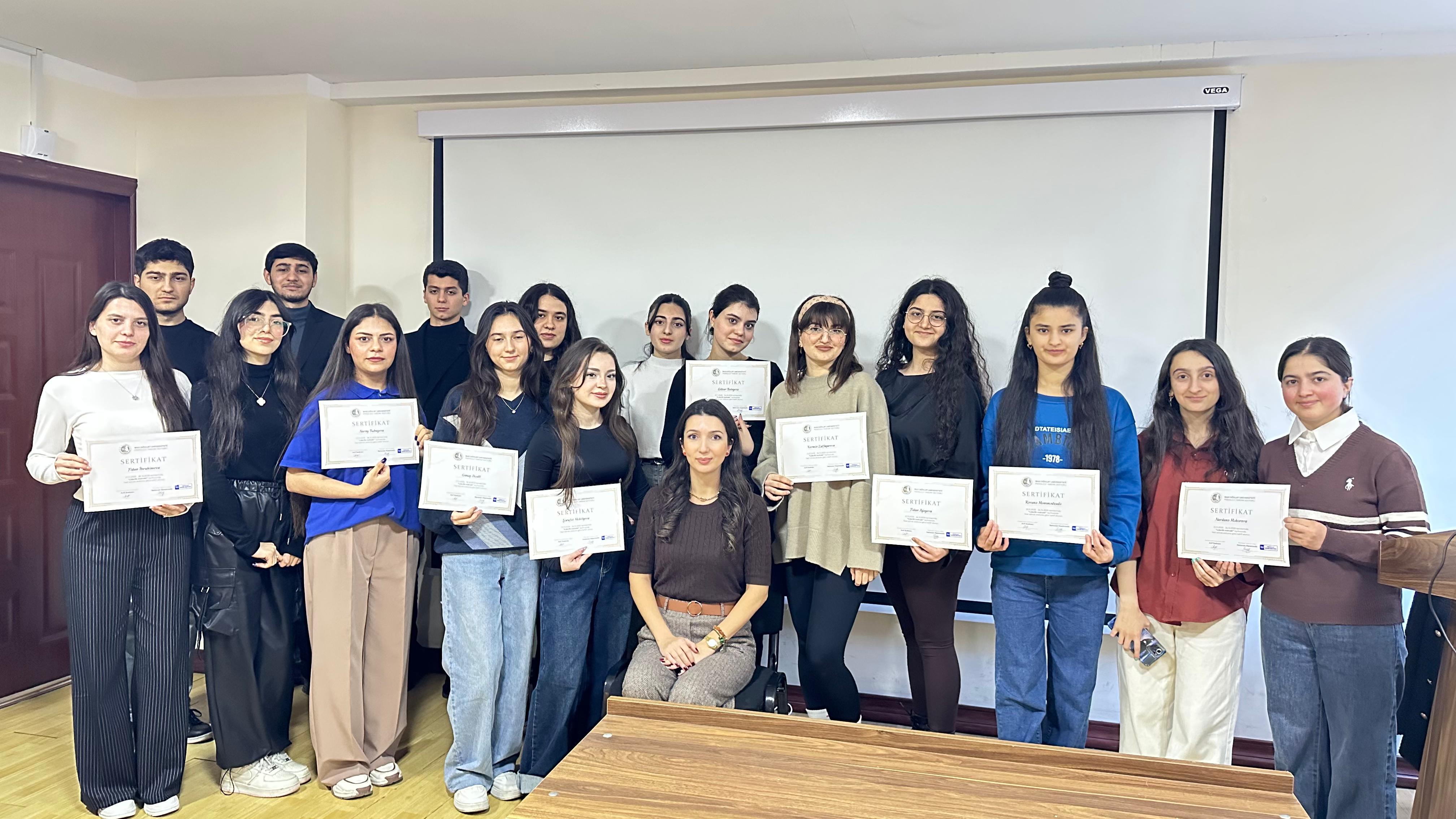 BDU-da “Liderlik məktəbi” layihəsinin yekun görüşü