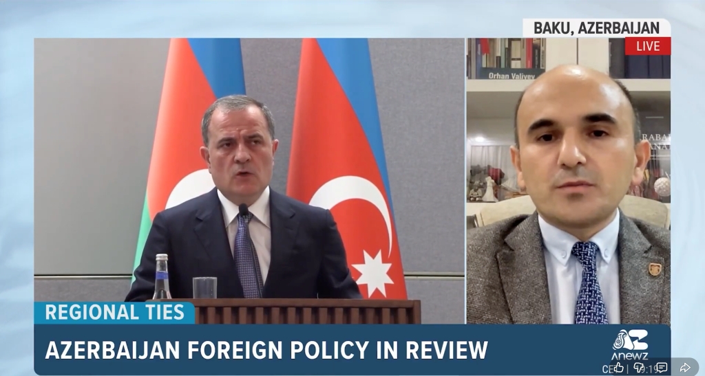 Dosent Orxan Vəliyev AnewZ kanalında Azərbaycan xarici siyasətini şərh edib