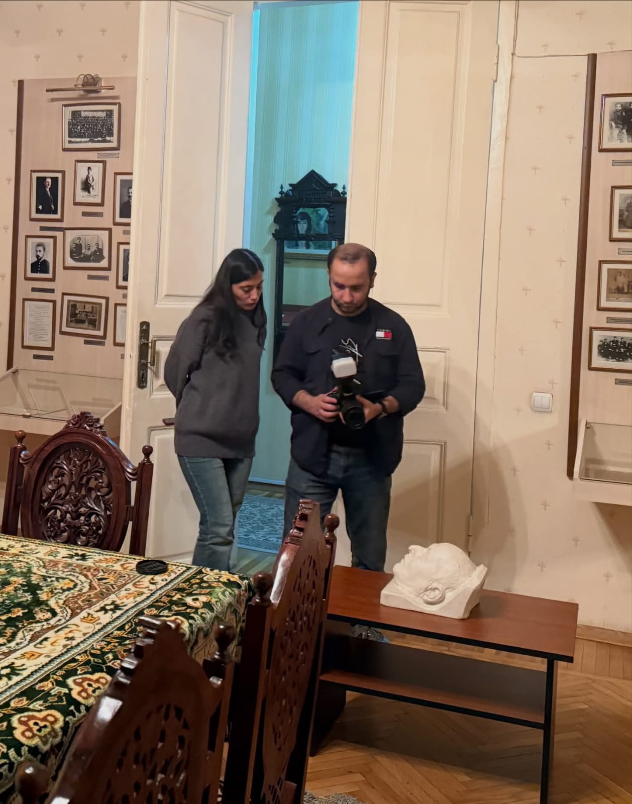 İnformasiya portalının əməkdaşları Nəriman Nərimanovun xatirə muzeyində çəkiliş aparıblar 