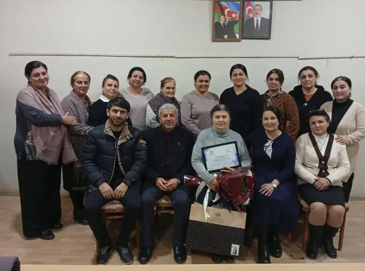 Astara rayonunda Quliyeva Qəmər Calal qızının 65 illik yubileyi münasibətilə təntənəli tədbir keçirilib