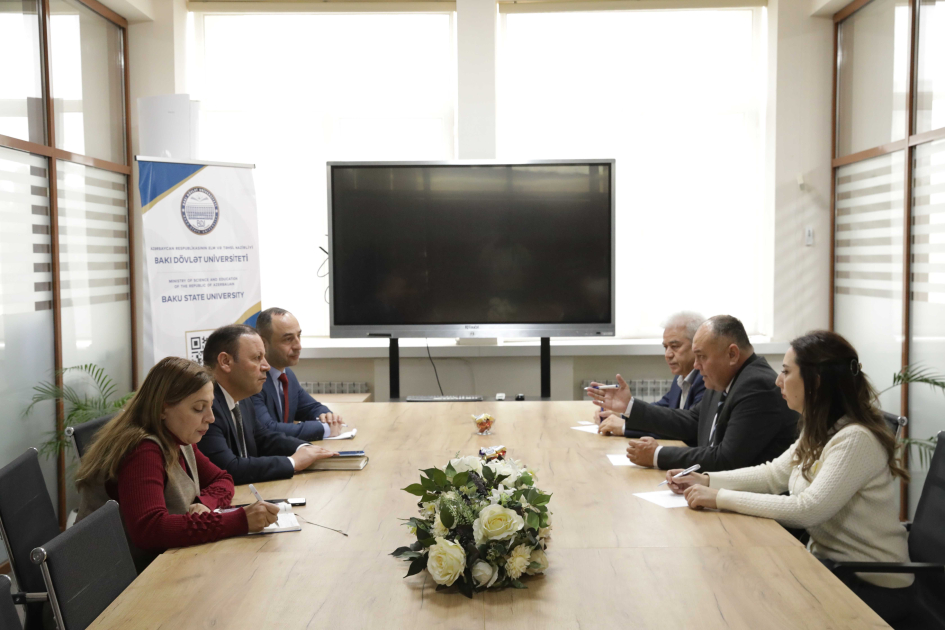 BDU ilə Özbəkistanın Çirçik Dövlət Pedaqoji Universiteti arasında əməkdaşlıq məsələləri müzakirə olunub - FOTO