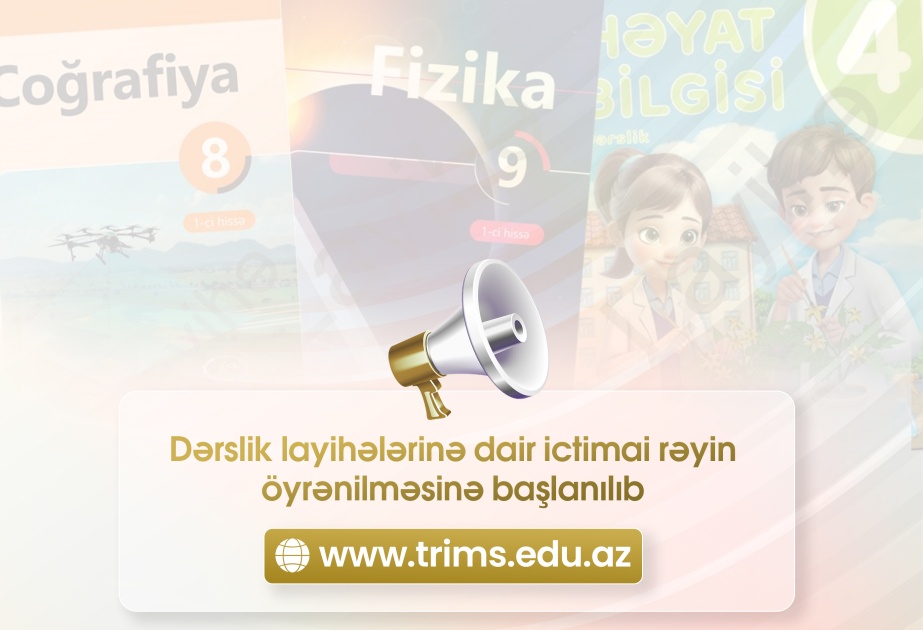 Dərslik layihələrinə dair ictimai rəyin öyrənilməsinə başlanılıb