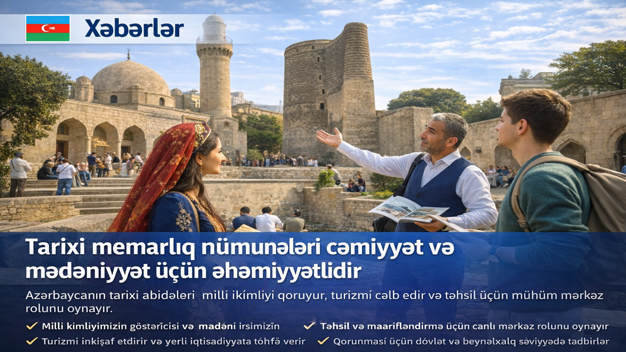 Tarixi memarlıq nümunələri cəmiyyət və mədəniyyət üçün əhəmiyyətlidir