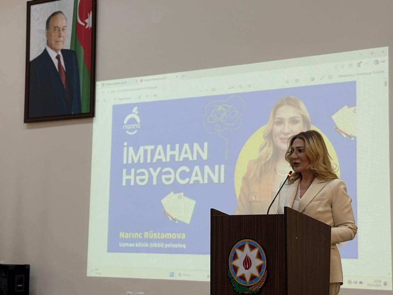 “İmtahan həyəcanı” mövzusunda təlim keçirilib