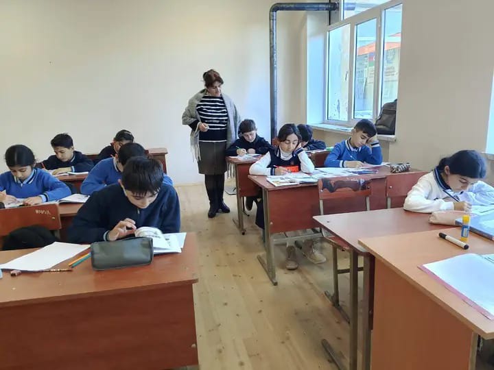 Əliabad İki Nömrəli Məktəbdə nümunəvi dərs keçirildi