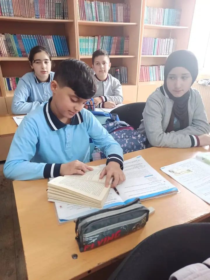 Zaqatala Çökəkoba kənd tam orta məktəbində “Oxu dəqiqələri” keçirilib