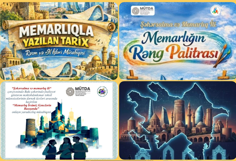 Paytaxt məktəblərində “Şəhərsalma və Memarlıq İli"nə həsr olunan müsabiqələrə başlanılıb