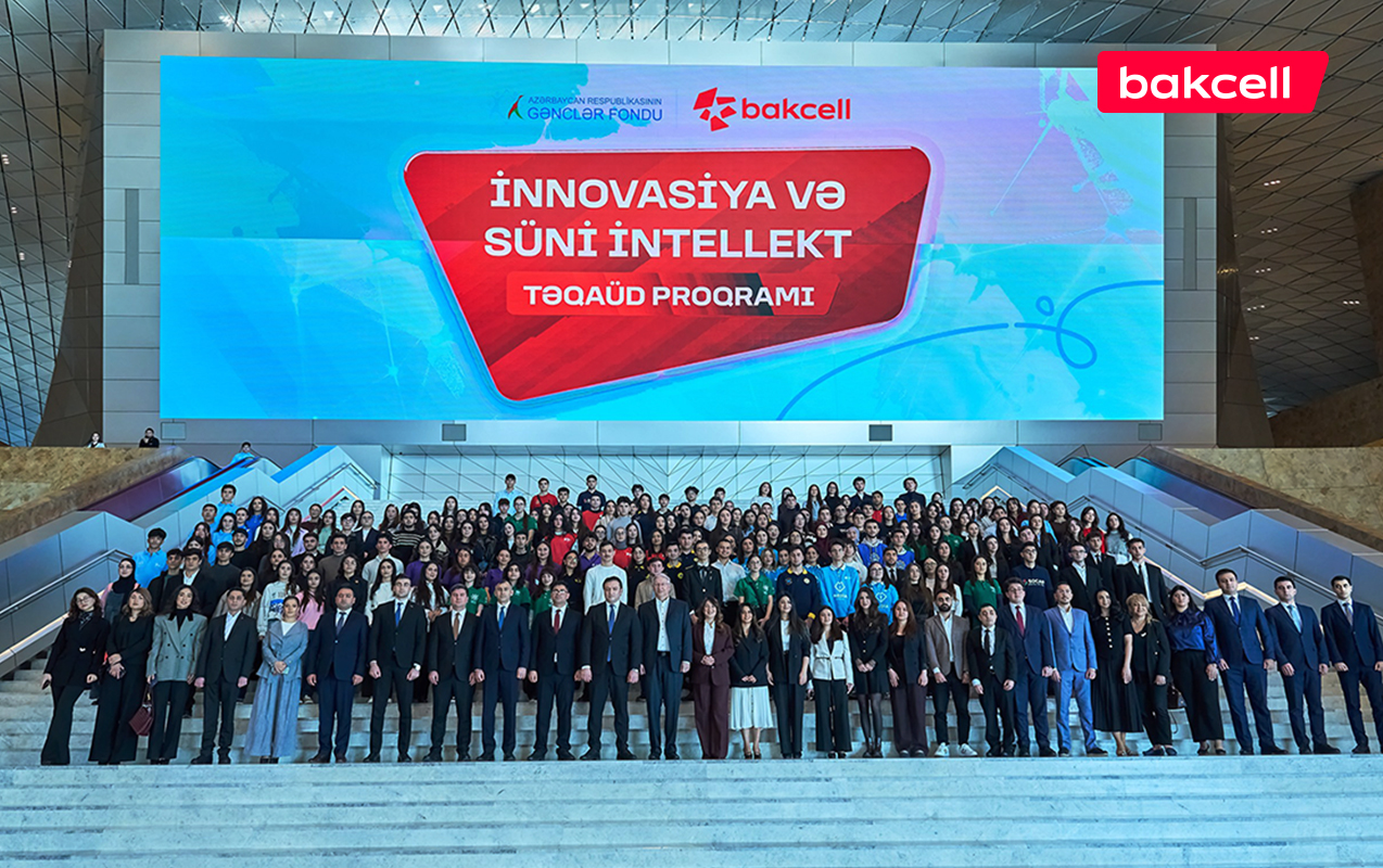 “Bakcell” və Gənclər Fondu “İnnovasiya və Süni İntellekt” üzrə təqaüd proqramını elan edir - FOTOLAR