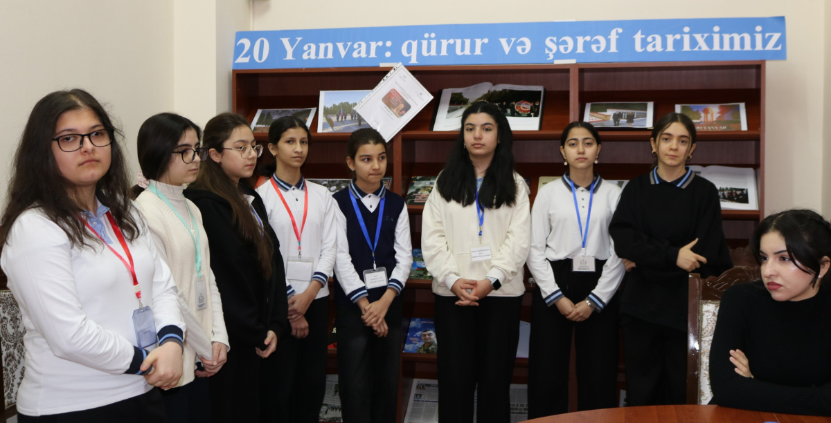 Gənclər Kitabxanasında “Azadlıq yolunda şəfəq oldunuz” adlı tədbir təşkil edilib - FOTO