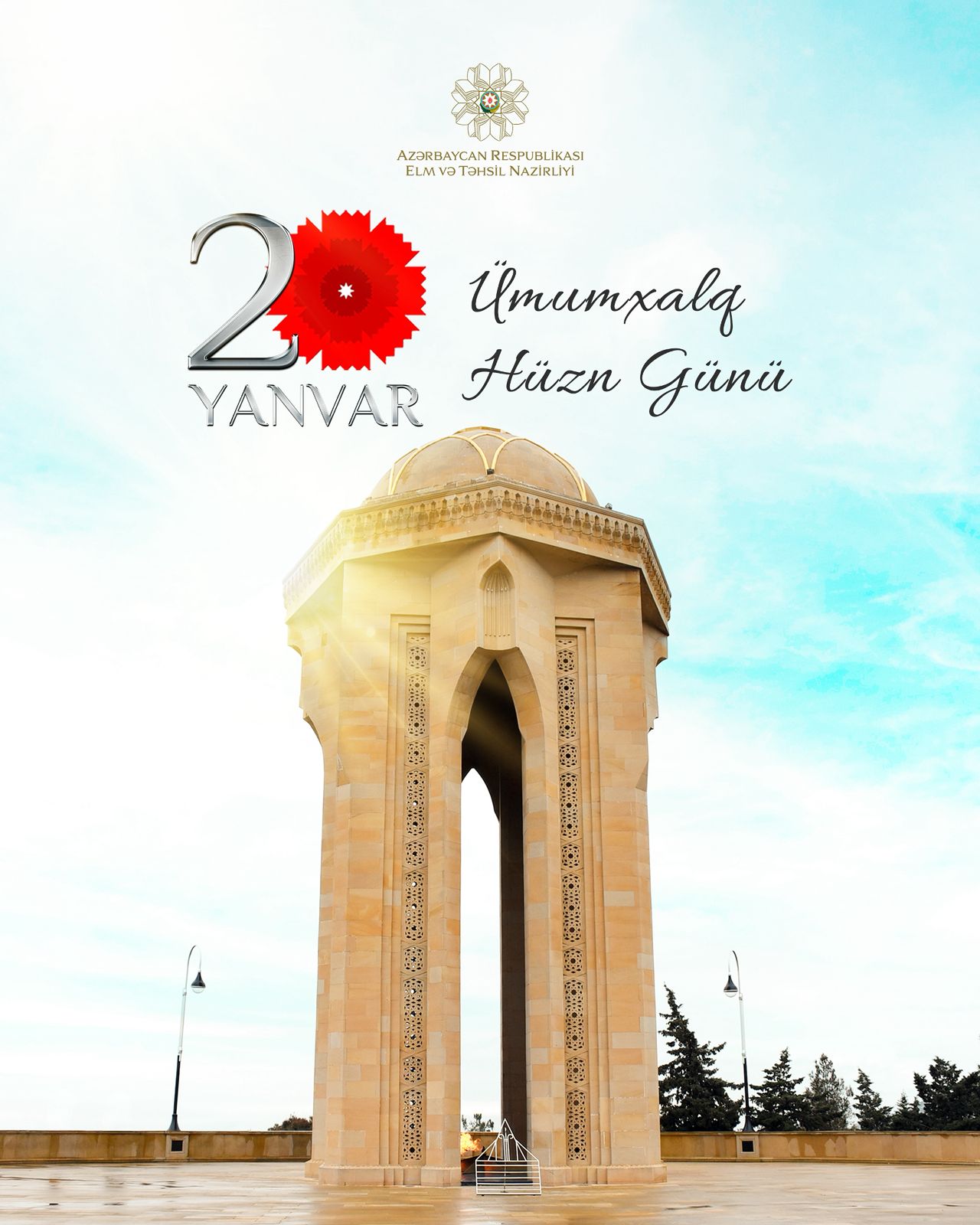 Elm və Təhsil Nazirliyi 20 Yanvarla bağlı paylaşım edib