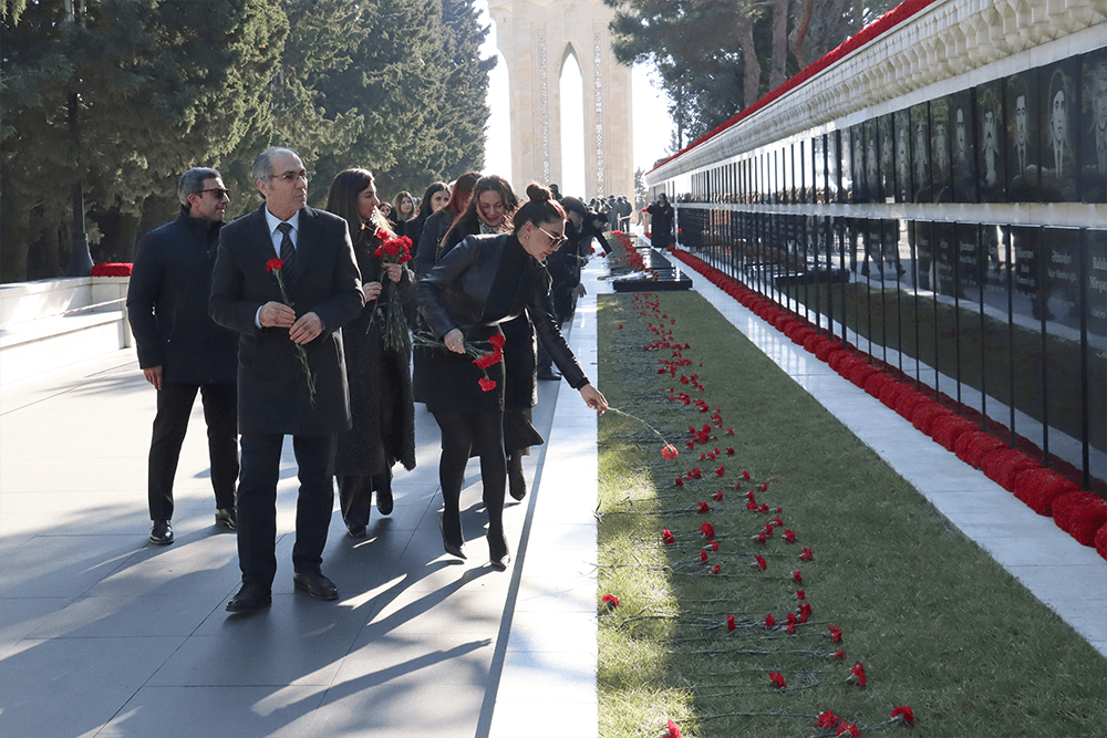 Azərbaycan Universitetində 20 Yanvar faciəsi anılıb - FOTO