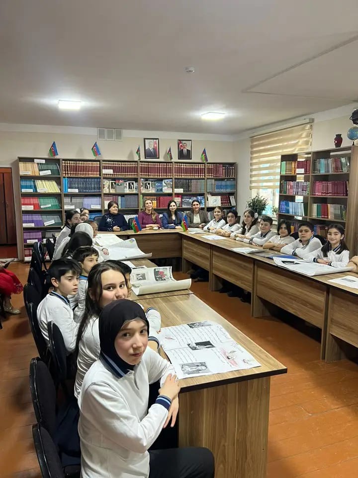 Məktəbdə dahi bəstəkar Fikrət Əmirovun həyat və yaradıcılığına həsr olunmuş tədbir keçirilib