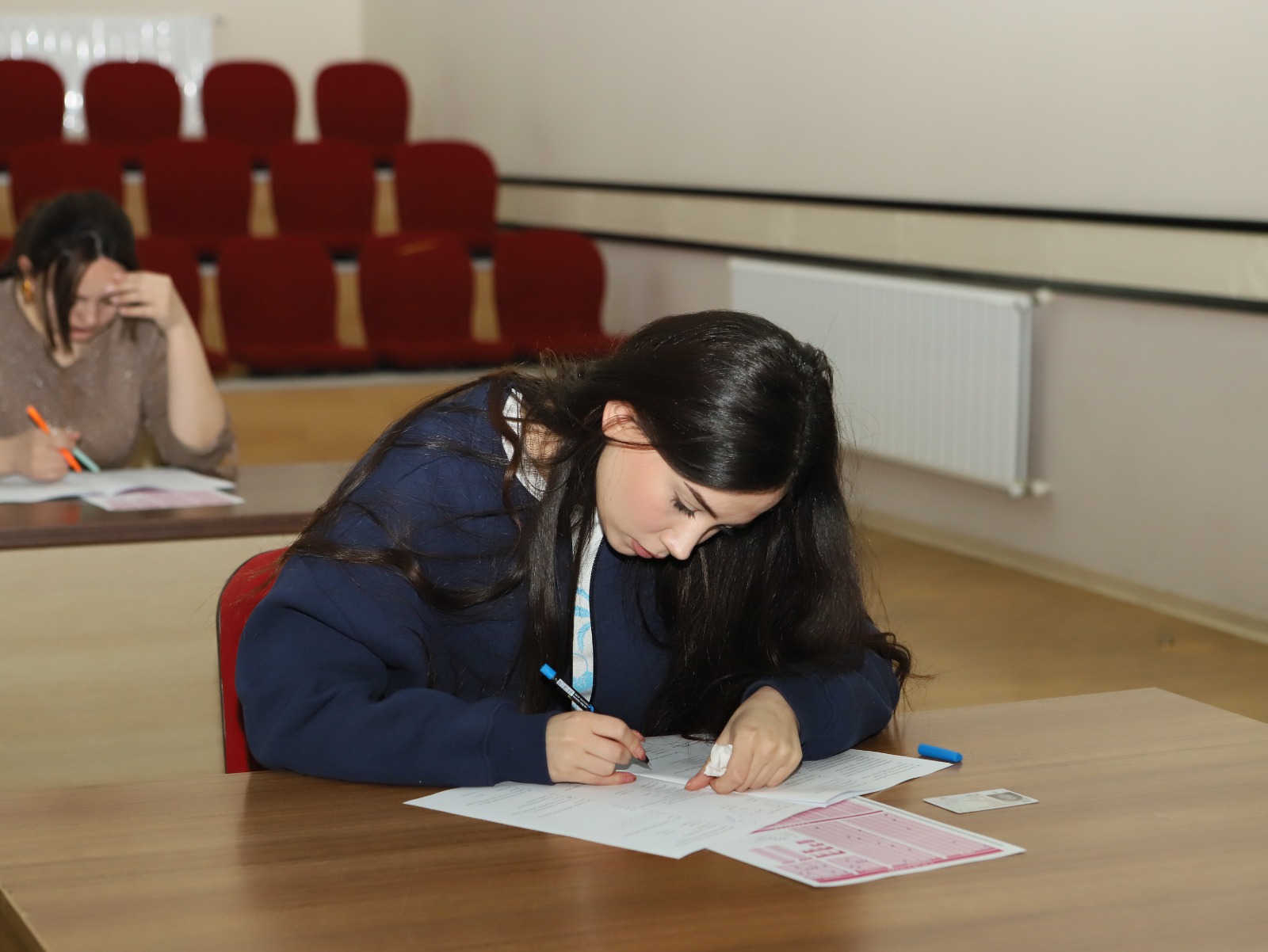 Kitabxanaçı vəzifələrinə işə qəbul üçün test imtahanı keçirilib  - FOTO