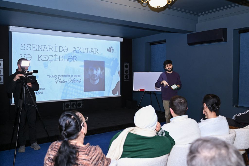 “Ssenaridə aktlar və keçidlər” adlı təlim keçirilib - FOTO