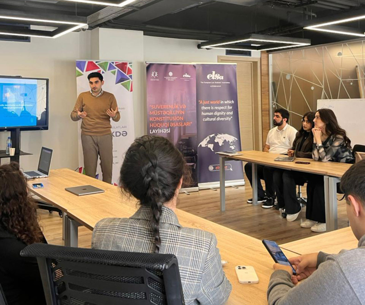 “Suverenlik və müstəqilliyin konstitusion hüquqi əsasları” - Məktəblilər üçün maarifləndirmə təlimləri - FOTO