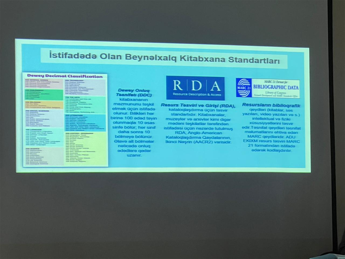 ADU-da EKİXM-in 2021–2025-ci illəri əhatə edən illik hesabatı təqdim olunub - FOTO