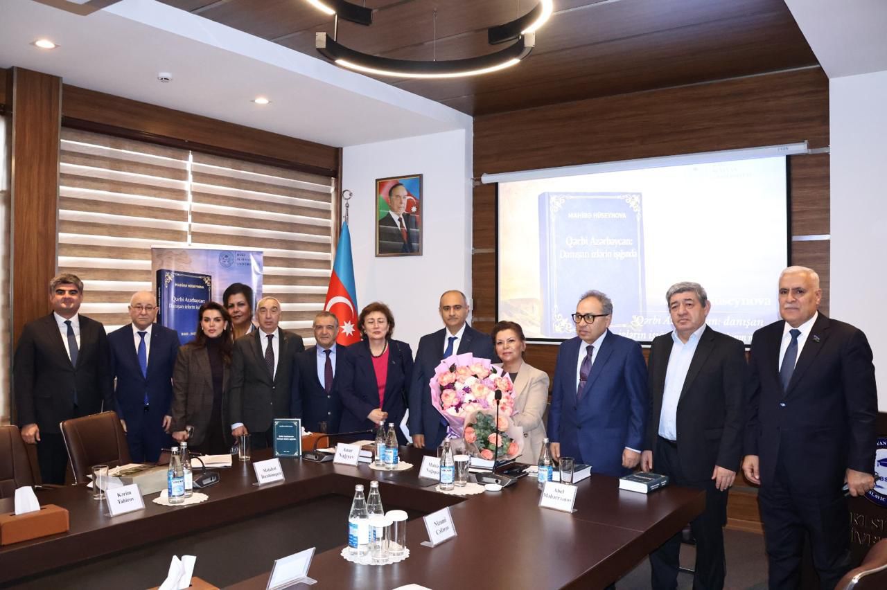 BSU-da professor Mahirə Hüseynovanın kitabının təqdimatı keçirilib - FOTOLAR