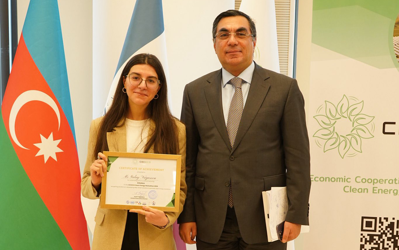 BANM tələbəsi beynəlxalq hakatonda qalib oldu - FOTO