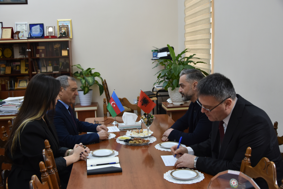 Azərbaycan və Albaniya milli kitabxanaları arasında qarşılıqlı əlaqələr genişlənir - FOTO