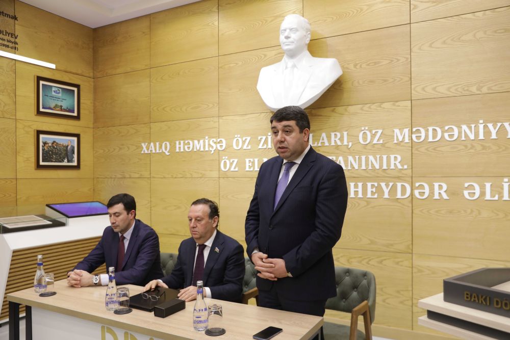 BDU-da “Heydər Əliyev mühazirələri” çərçivəsində deputat Samir Vəliyevlə görüş keçirilib - FOTO