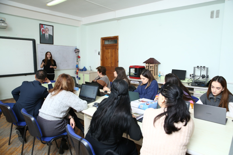 Pedaqoji Universitetdə STEAM təlimlərinə başlanılıb - FOTO