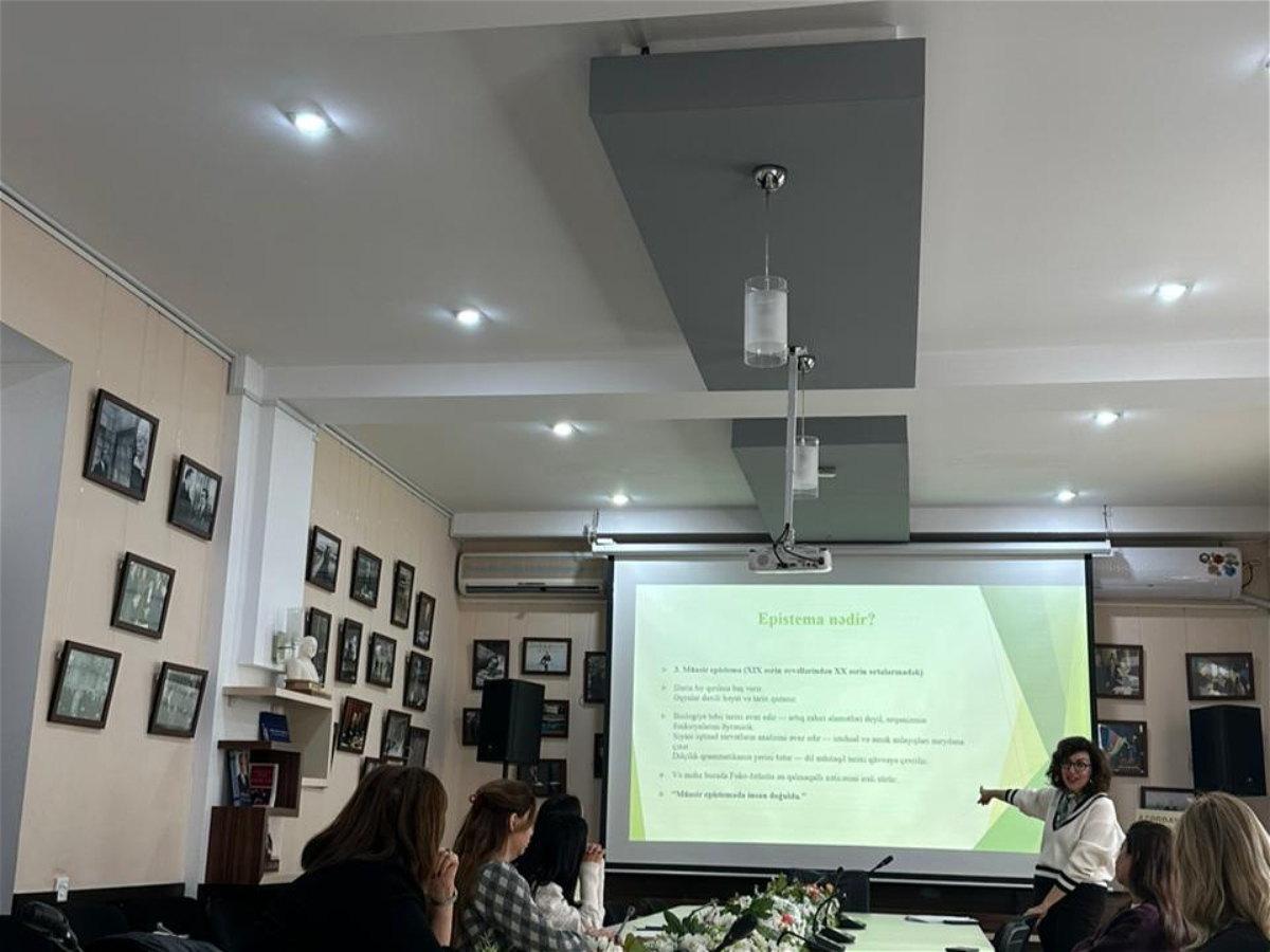 ADU-da Afət Musayevanın elmi seminarı keçirilib - FOTO