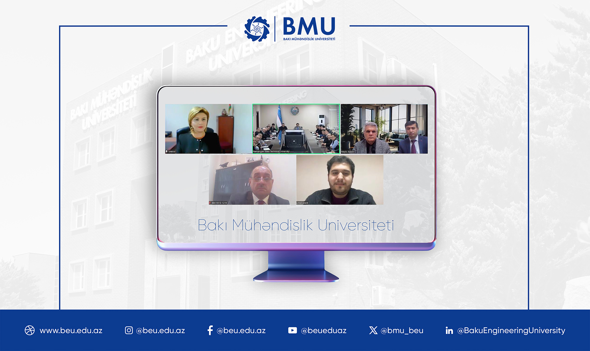 BMU ilə NamDTU arasında əməkdaşlıq müzakirə olunub - FOTO