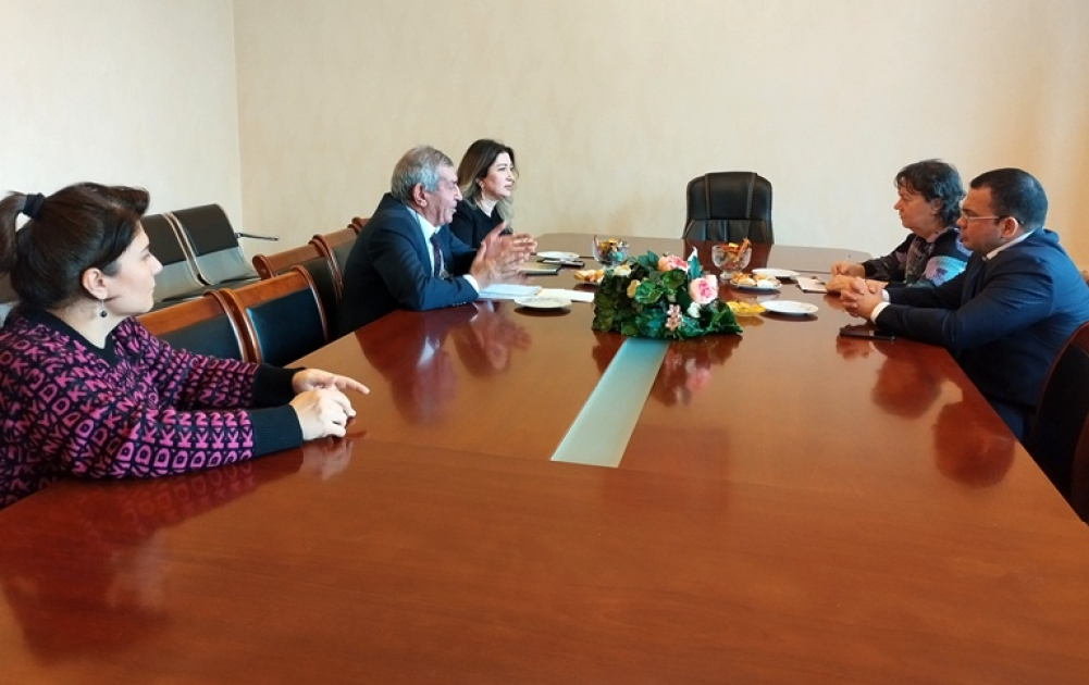 Kimya İnstitutunun əməkdaşları "DNV Energy Systems Germany GmbH" şirkətinin nümayəndəsi ilə görüş keçirib - FOTO