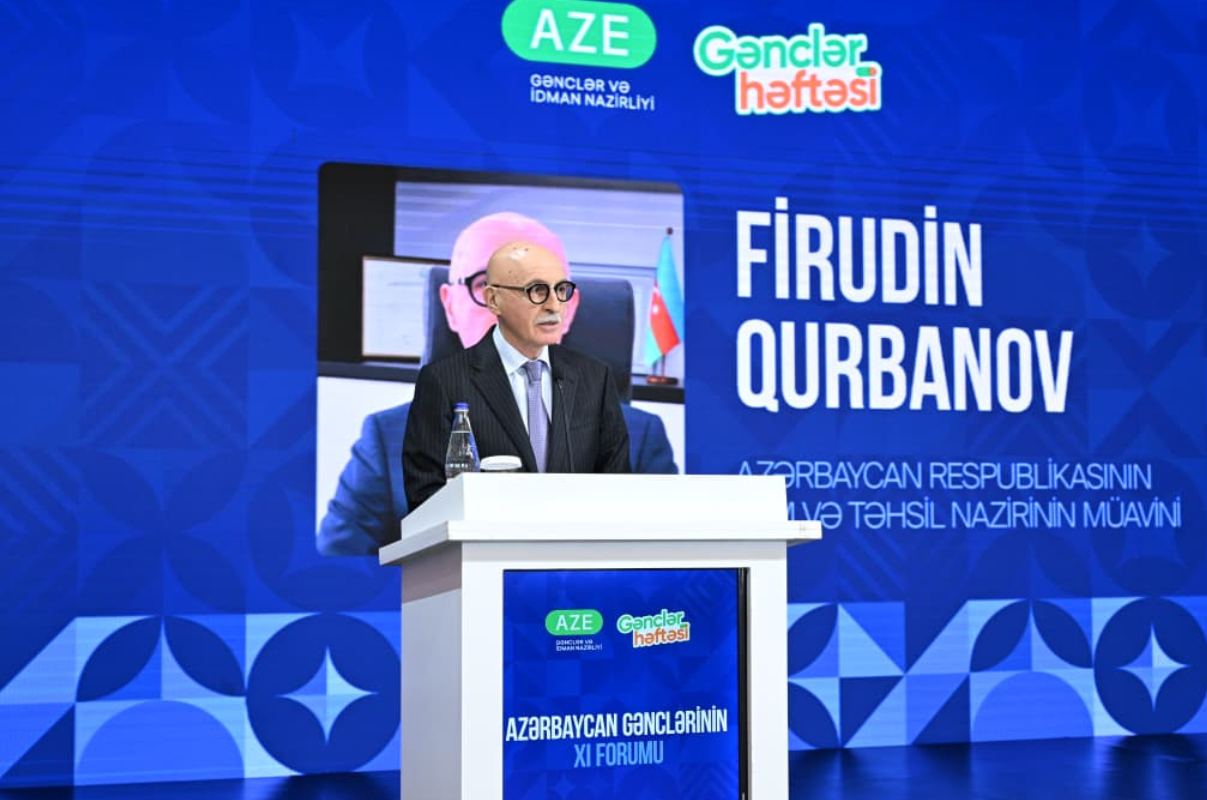 Firudin Qurbanov: "İnnovativ düşüncə bu gün Azərbaycan gəncləri üçün əsas çağırışdır" 
