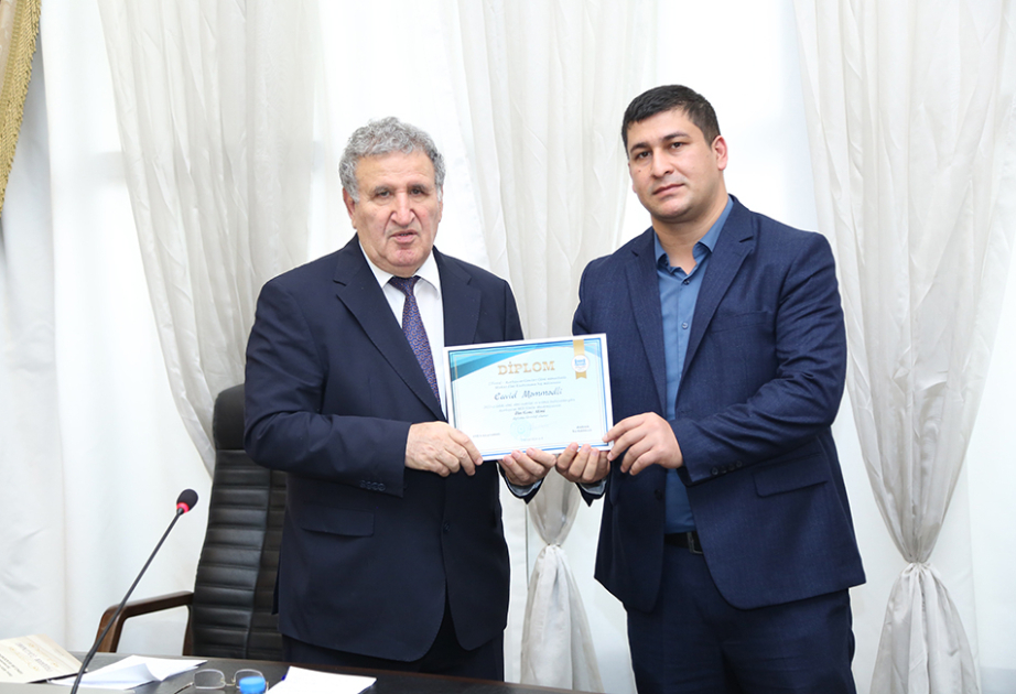 MEK əməkdaşı “İlin gənc alimi” diplomu ilə təltif olunub