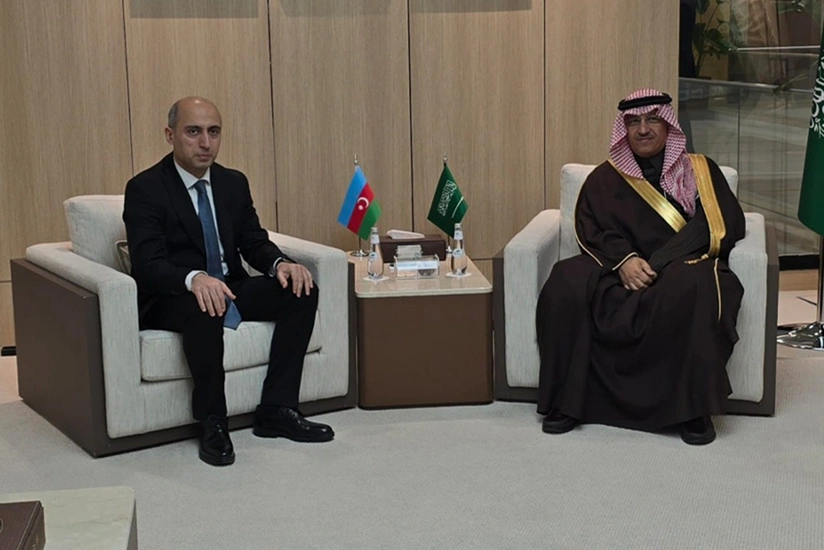 Emin Əmrullayev səudiyyəli həmkarı ilə görüşüb - FOTO