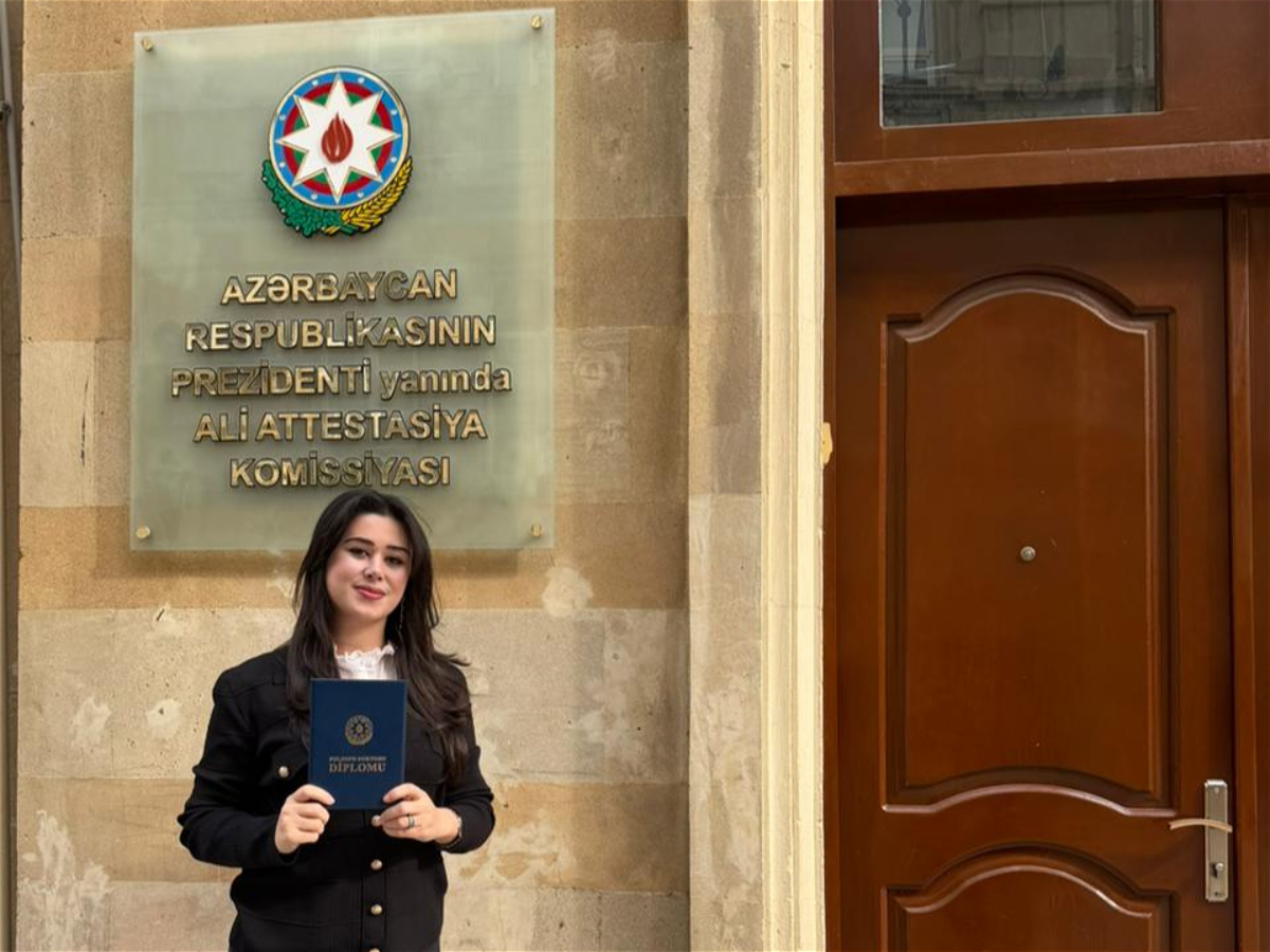 ADU-nun müəlliminə fəlsəfə doktoru elmi dərəcəsi verilib