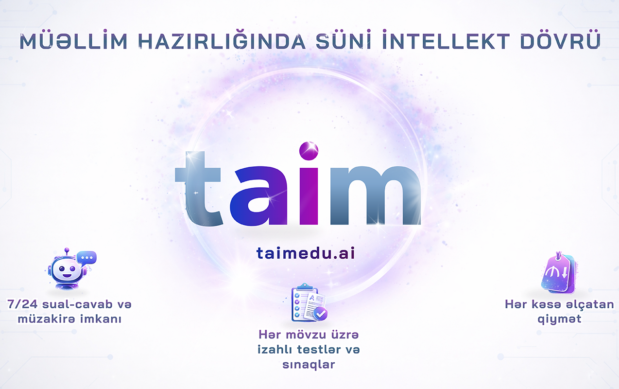 Müəllimlər üçün süni intellekt əsaslı platforma yaradıldı - FOTOLAR