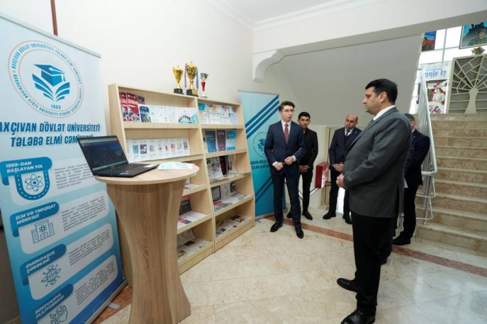 Naxçıvan Dövlət Universitetində elmi-tədqiqat sərgisi təşkil olunub