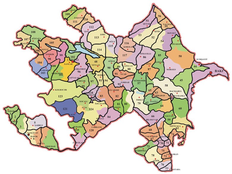 1991-ci ildə bir sıra Azərbaycan şəhərlərinin tarixi adları bərpa olunub