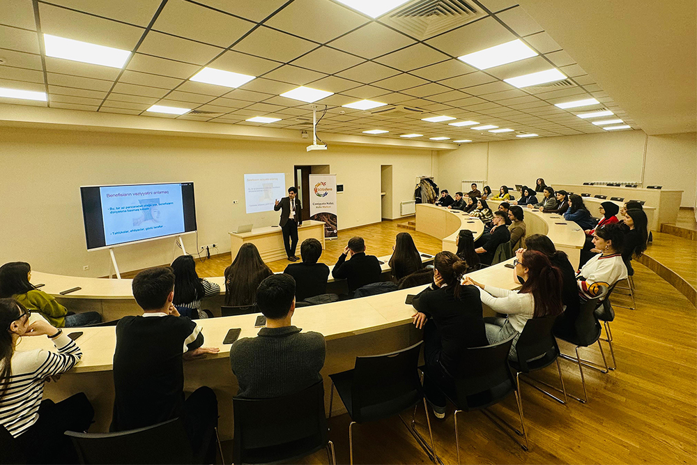 Azərbaycan Universiteti Xankəndidə qış məktəbi təşkil edib - FOTOLAR