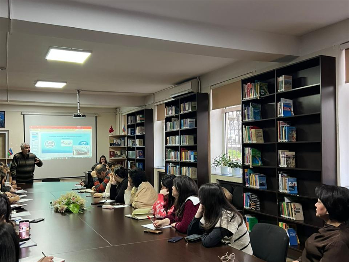 ADU-da Google Scholar və akademik qiymətləndirmə mövzusunda dəyirmi masa keçirilib - FOTOLAR