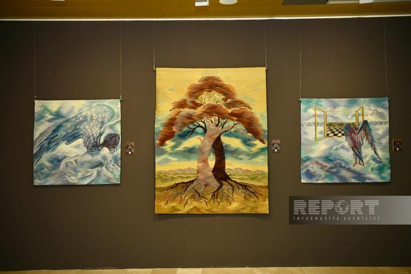 Bakıda macar qobelen ustası Juja Perelinin fərdi sərgisi açılıb