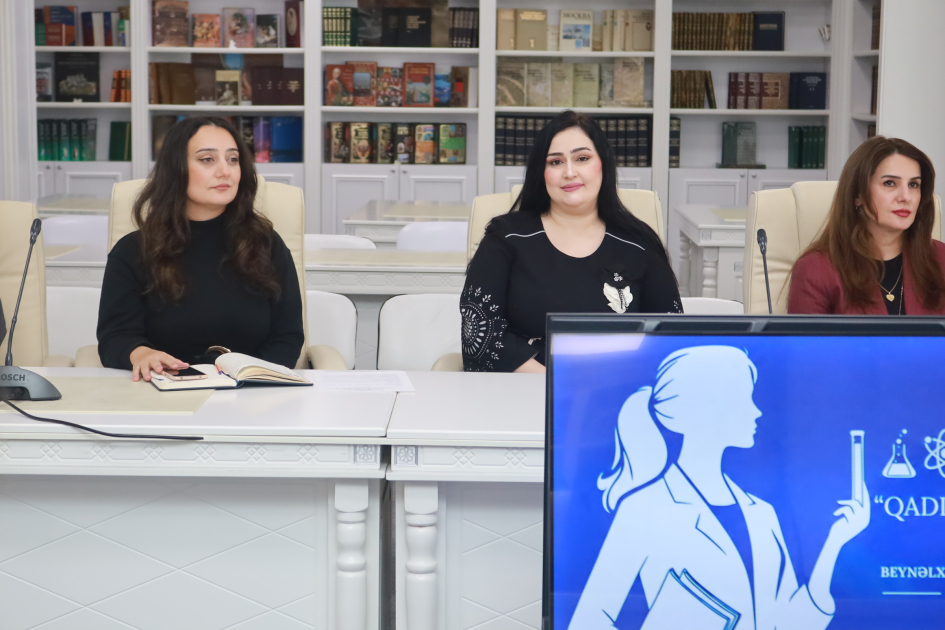 MEK-də “Azərbaycan qadınlarının dünya elminə töhfəsi” adlı tədbir keçirilib