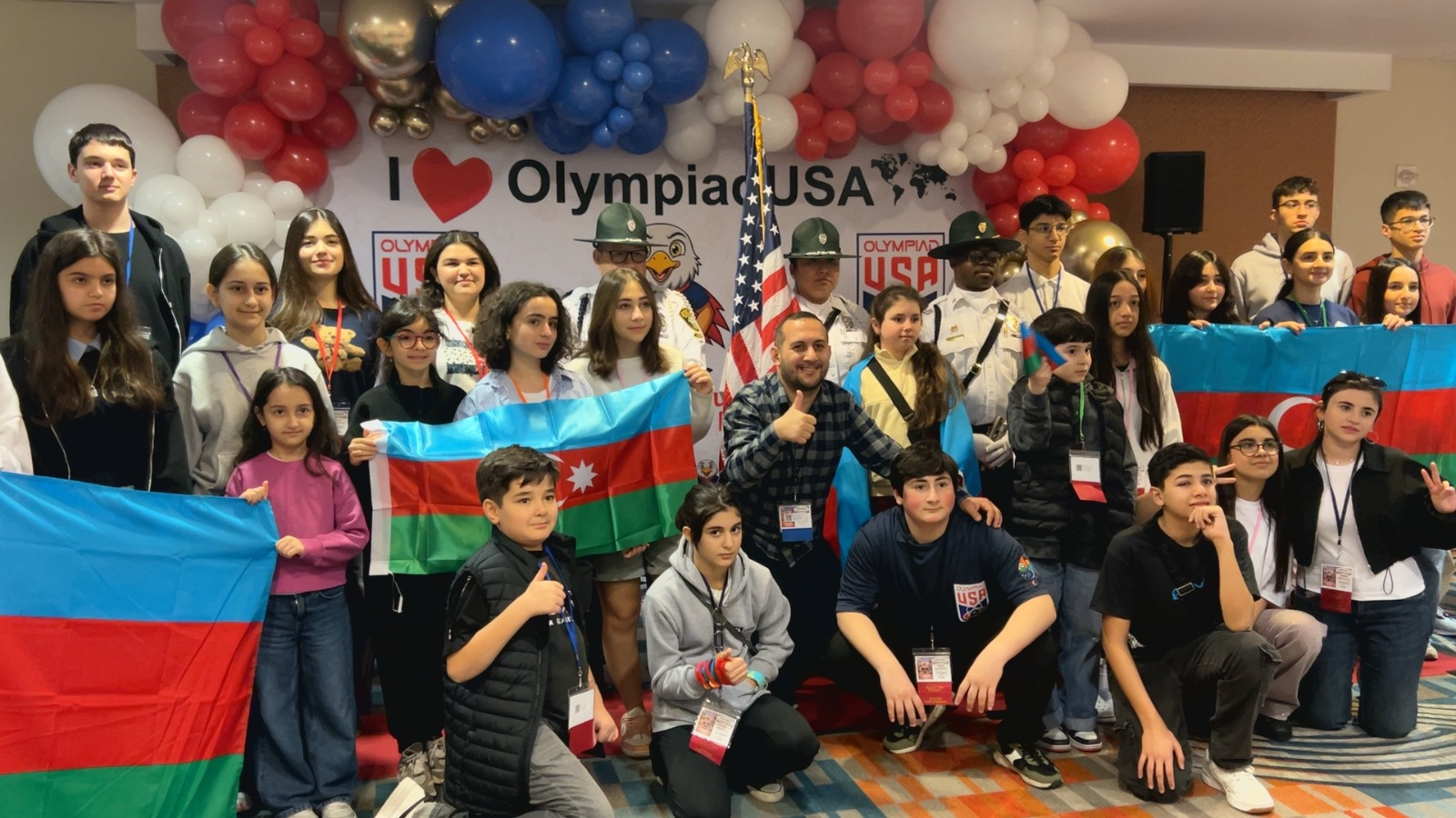 ABŞ-də keçirilən beynəlxalq olimpiadada uğur qazanan şagirdlər vətənə dönüblər