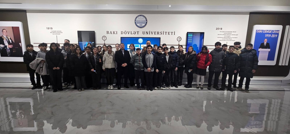 “Gənc istedadlar” liseyinin şagirdlərinin BDU-nun elmi-tədqiqat və sosial mühiti ilə tanışlığı yekunlaşıb - FOTO
