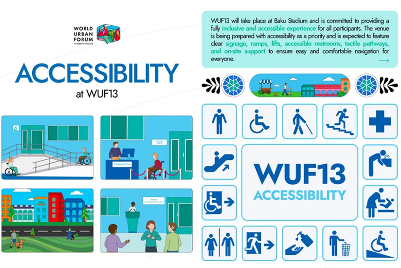 WUF13: Əlçatanlıq prinsipləri əsas prioritetlərdən biri kimi nəzərə alınıb