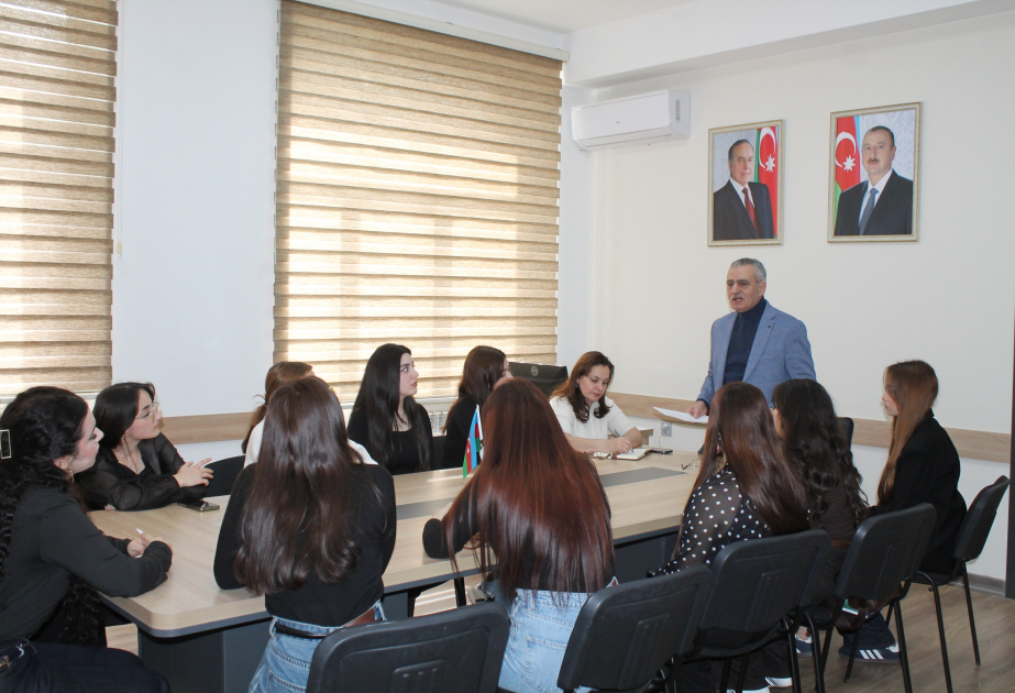 BDU tələbələri mədəni irsin qorunması və rəqəmsallaşdırılması mövzusunda maarifləndirilib