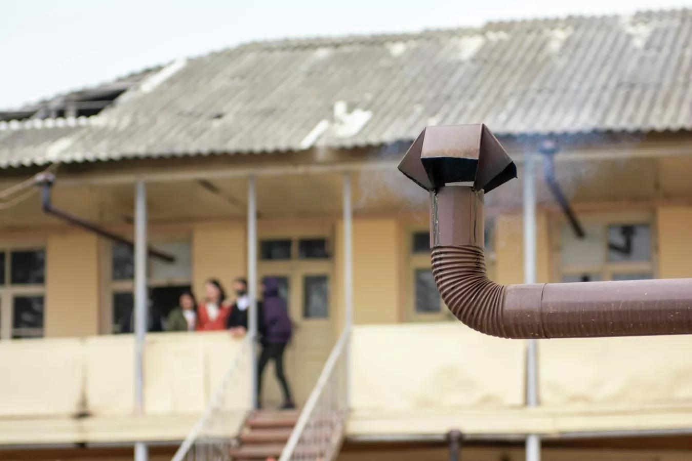 Tovuz məktəbində sobadan tüstülənmə baş verib