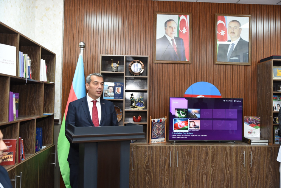 Pakistanın Müasir Dillər Universitetində Azərbaycan Dili və Mədəniyyət Mərkəzinin açılışı olub