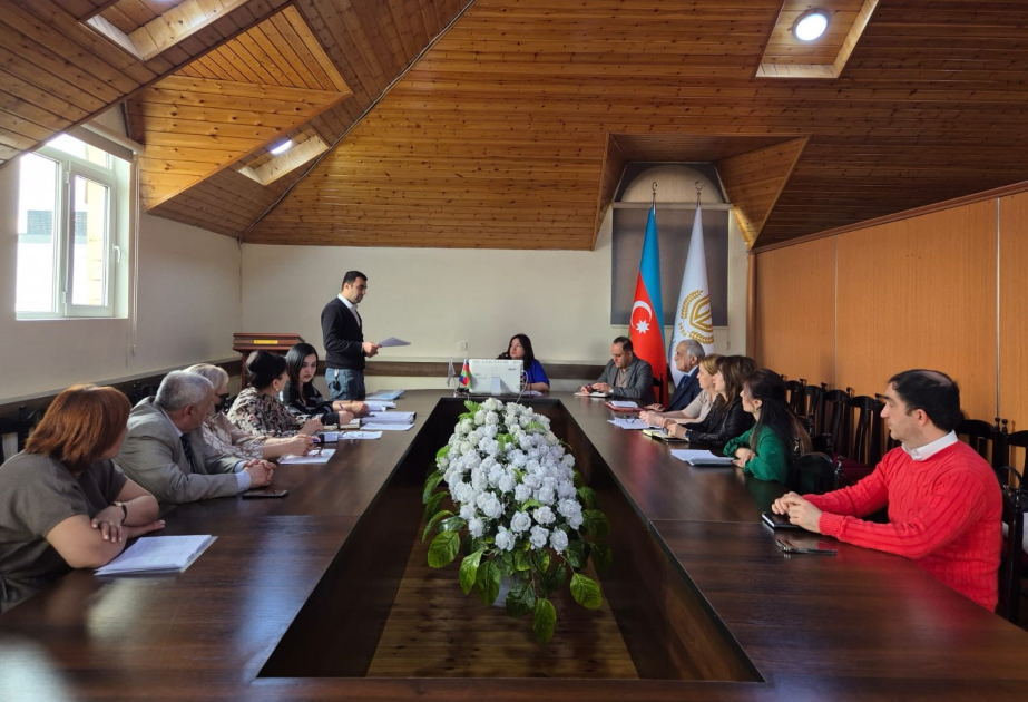 GDU-da 4 elmi müəssisənin fəaliyyətinin uyğunlaşdırılması müzakirə olunub 